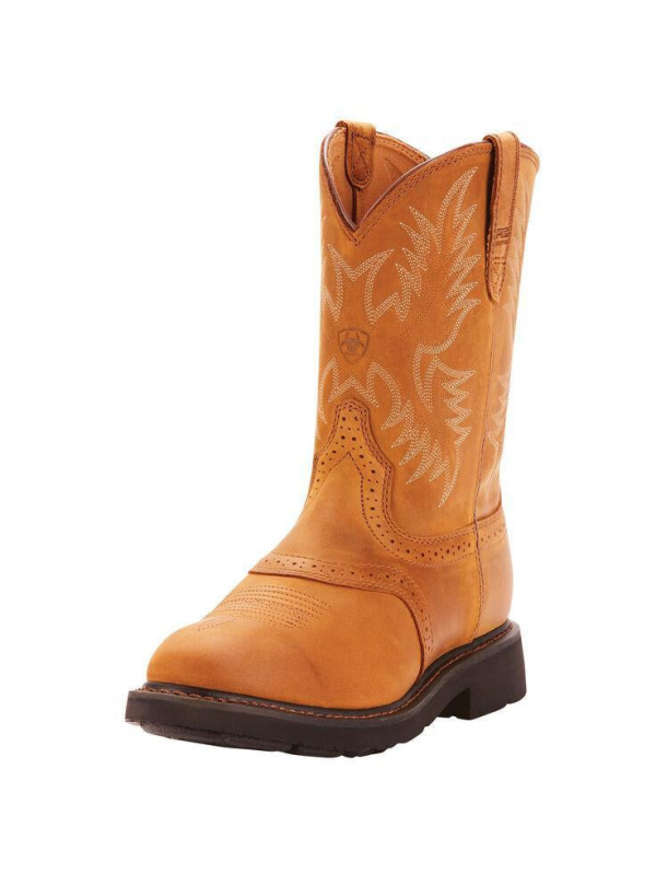 Ariat Men's Sierra Saddle 10" Soft Toe Pull-On Western Work Boot - 10002304