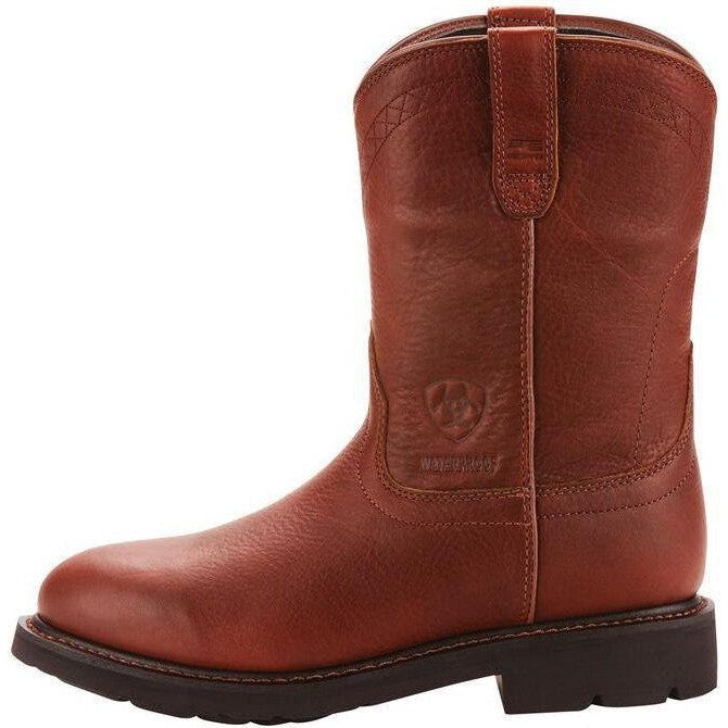 Ariat Men's Sierra 10" Soft Toe WP Work Boot - Sunshine - 10002385 - Image 2