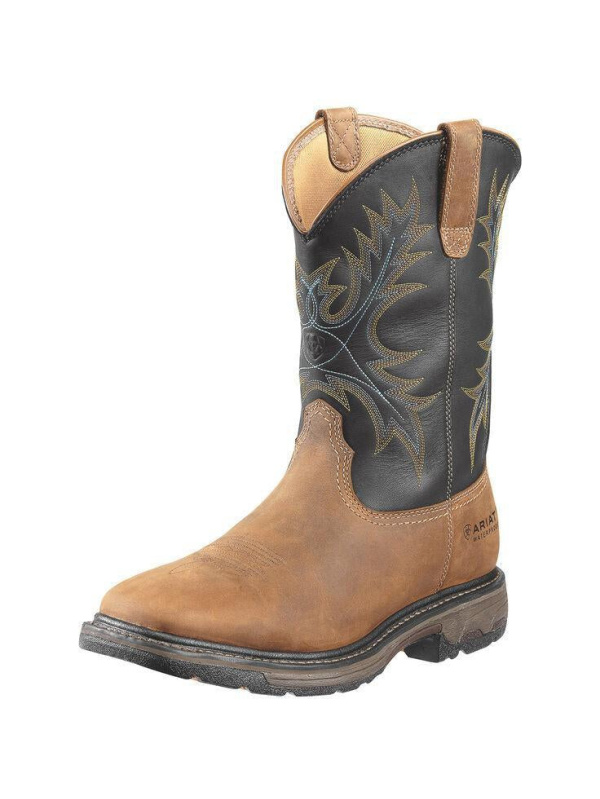 Ariat Men's WorkHog 11" Wide Square Steel Toe Western Work Boot - 10010133