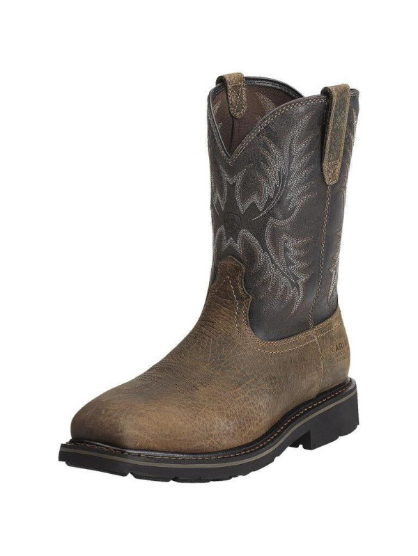 Ariat Men's Sierra Puncture Resistant 10" Stl Toe Western Work Boot - 10012948