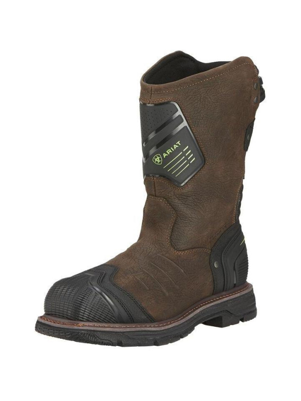Ariat Men's Catalyst VX Work 11" Comp Toe WP Work Boot Brown- 10016253
