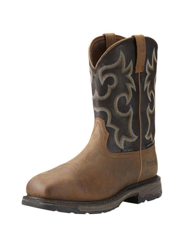 Ariat Men's WorkHog 11" Wide Sqr Comp Toe WP 400g Western Work Boot - 10018555
