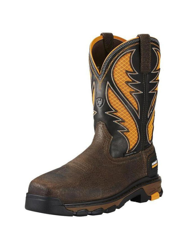 Ariat Men's Intrepid VentTEK 11" Comp Toe Work Boot - Brown - 10020072