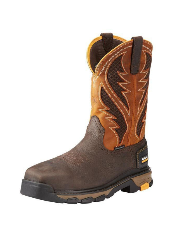 Ariat Men's Intrepid VentTEK 11" Comp Toe Work Boot - Brown - 10023042