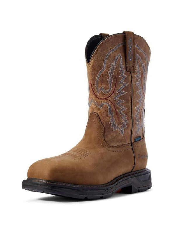 Ariat Men's WorkHog XT 11" Soft Toe Western Work Boot - Brown - 10031474