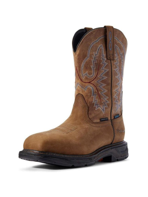 Ariat Men's WorkHog XT 11" Carbon Toe Western Work Boot - Brown - 10031483