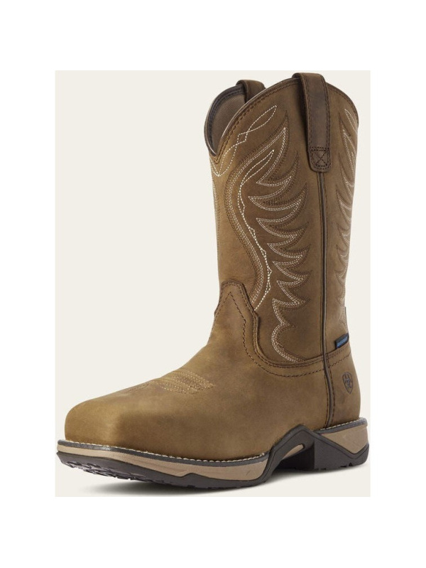 Ariat Women's Anthem Comp Toe Western Work Boot -Brown- 10031664