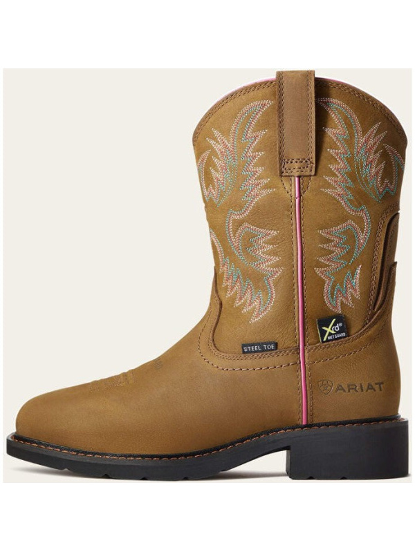 Ariat Women's Krista Steel Toe MetGuard Work Boot -Brown- 10033994