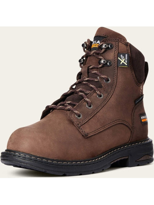 Ariat Women's Casey 6" Comp Toe Metguard Work Boot - Brown - 10033995