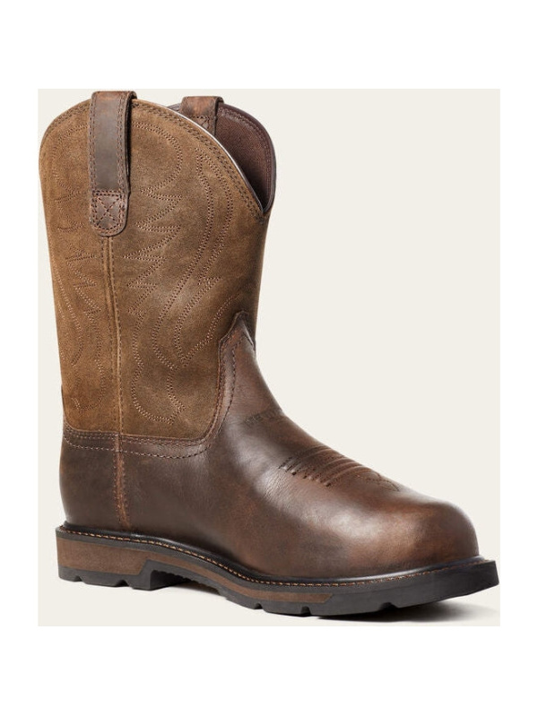 Ariat Men's Groundbreaker ST Metguard Western Work Boot - Brown - 10036107