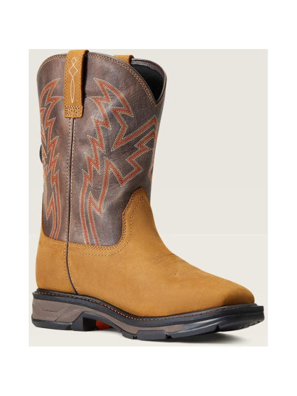 Ariat Men's WorkHog Xt Boa Soft Toe WP Western Work Boot - Bark - 10038921