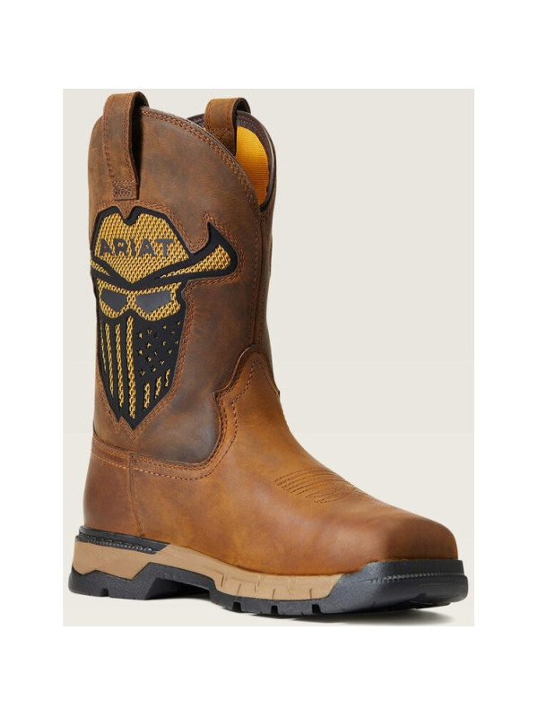 Ariat Men's Rebar Flex VentTek ST Incognito Western Work Boot -Dark- 10040436