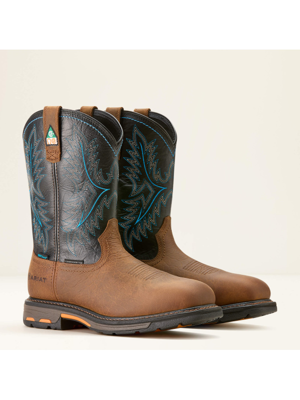 Ariat Men's WorkHog 11" Comp Toe WP CSA Western Work Boot - 10042554