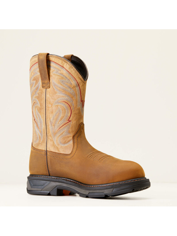 Ariat Men's WorkHog Xt Carbon Toe WP Western Work Boot - Brown - 10045435