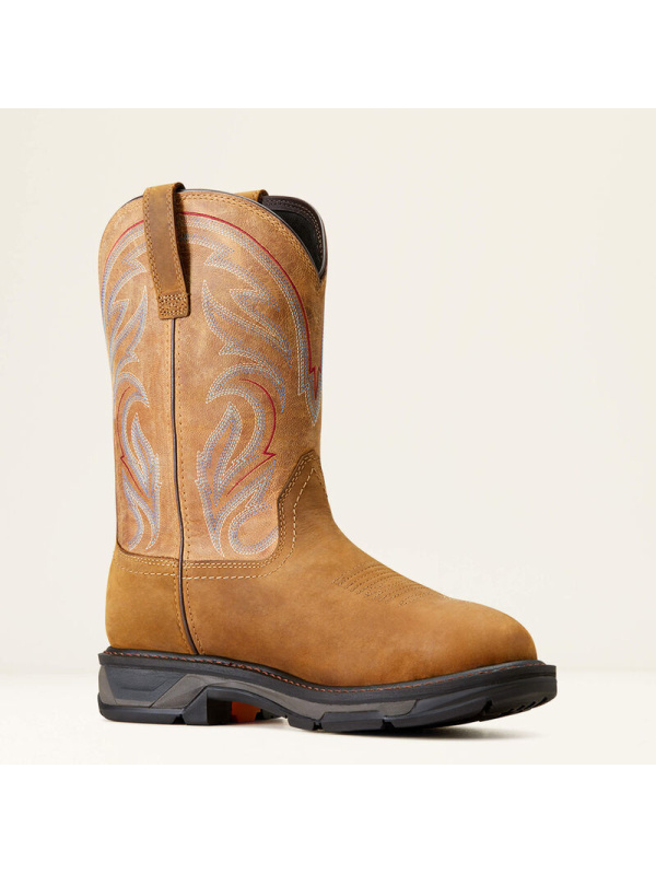 Ariat Men's WorkHog Xt Waterproof Soft Toe Western Work Boot - Brown - 10045436