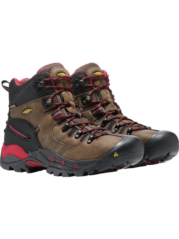 Keen Utility Pittsburgh Steel Toe Hiker Work Boot - Bison - 1007024