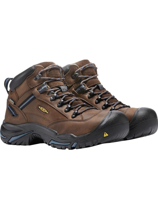 Keen Utility Men's Braddock USA Built Stl Toe WP Work Boot Brown 1012771