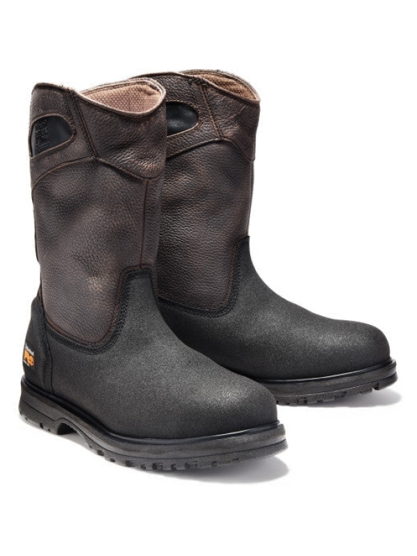 Timberland Pro Men's Powerwelt ST Slip Resist Work Boot -Brown- TB153522210