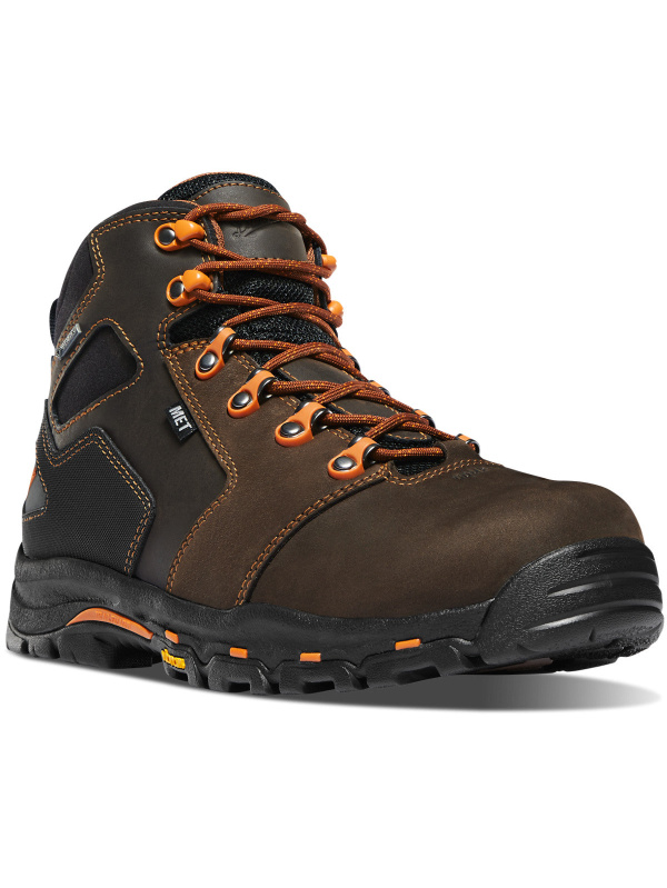 Danner Men's Vicious 4.5" Metguard WP Work Boot - Brown - 13855