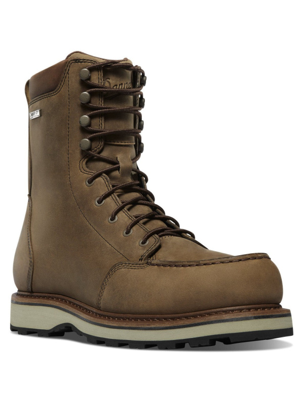 Danner Men's Cedar River 8" Moc Toe WP Hunt Work Boot -Brown- 14304