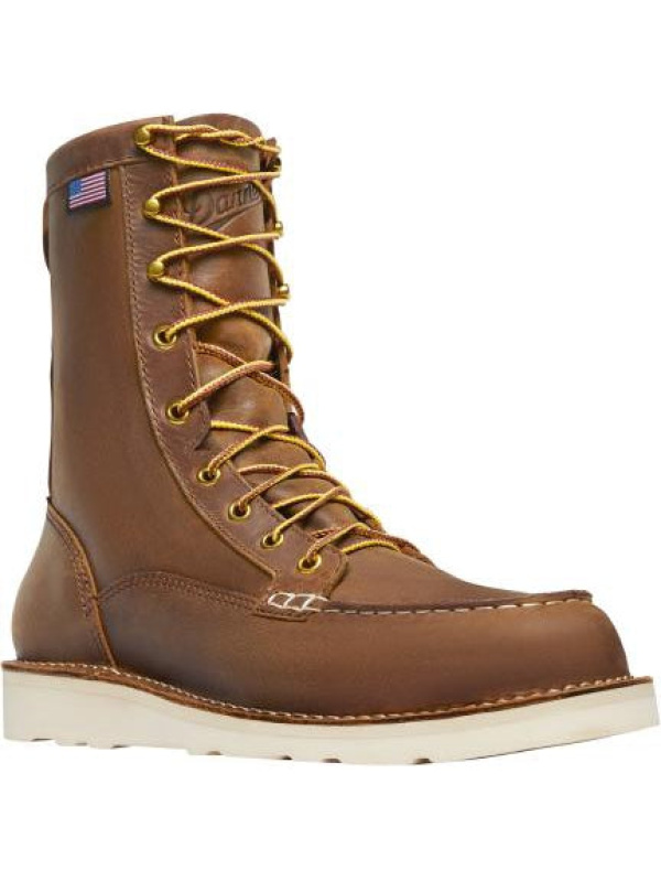 Danner Men's Bull Run 8" Steel Toe USA Made Wedge Work Boot - 15542
