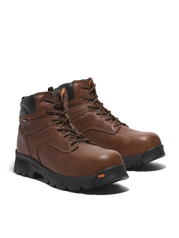 Timberland Pro Men's Titan Ev 6" Comp Toe Work Boot -Brown- TB0A61PF214