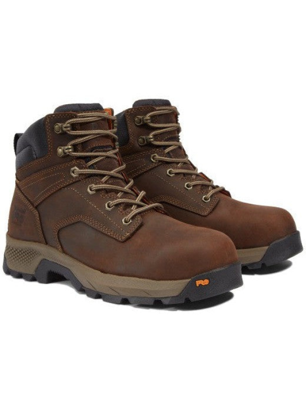 Timberland Pro Men's Titan EV 6" Comp Toe Work Boot- Brown- TB1A5NF6214