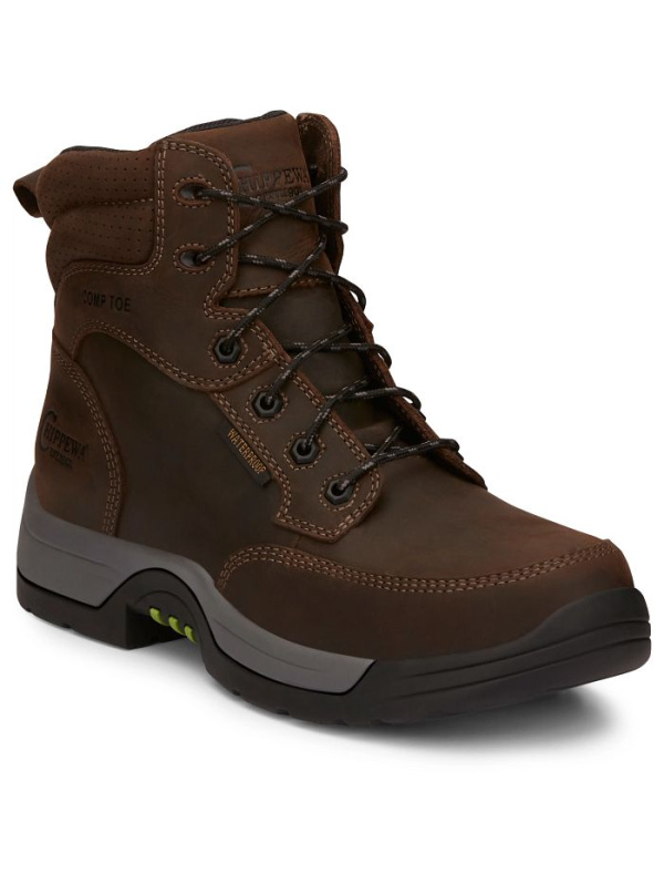 Chippewa Men's Fabricator 6" Composite Toe Work Boot - Brown - 31003