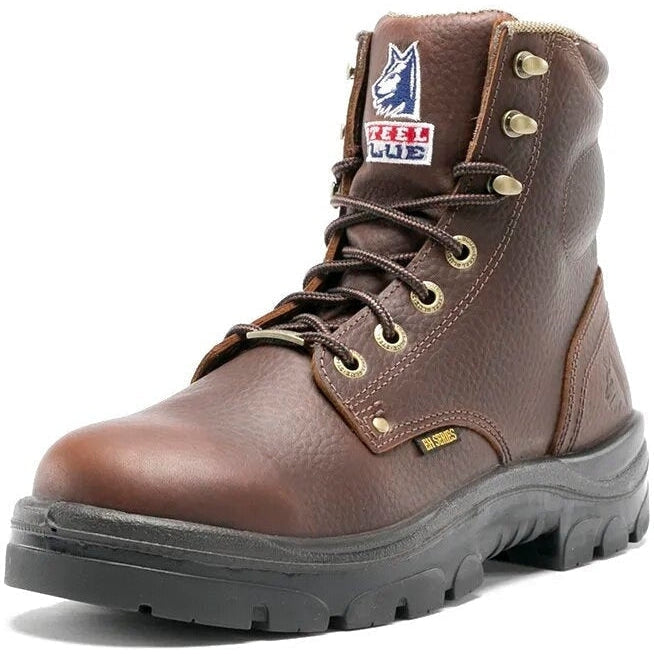 Steel Blue Men's Argyle 6" WP Soft Toe Waterproof Work Boot - Oak - 810952 - Image 5
