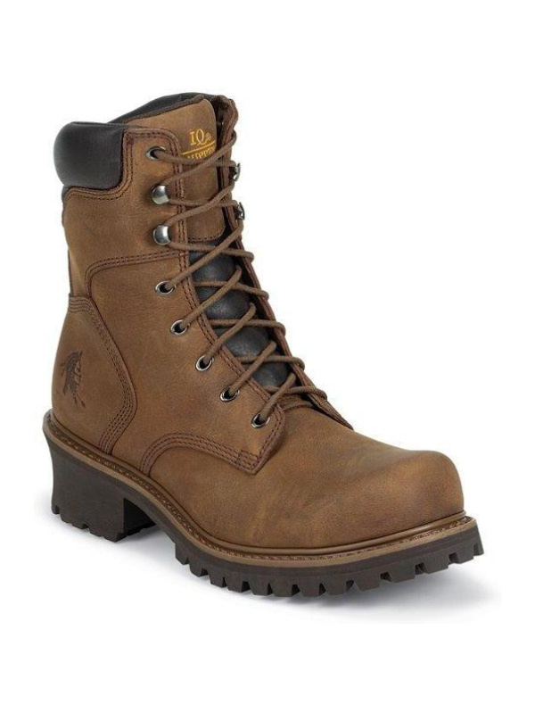 Chippewa Men's Hador 8" Steel Toe WP 400G Ins Logger Work Boot - 55025