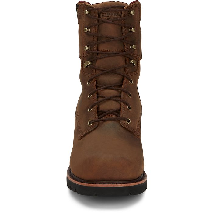 Chippewa Men's Super Dna 8" WP Lace Up Work Boot - Brown - 59416 - Image 3