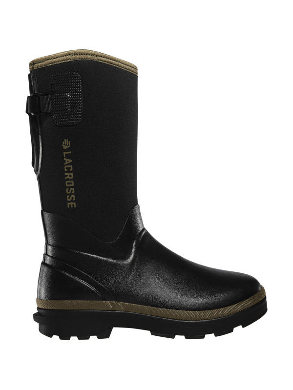 Lacrosse Women's Alpha Range 12" Soft Toe Rubber WP Work Boot - Black - 602247