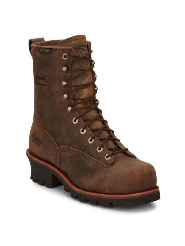 Chippewa Men's Paladin 8" Steel Toe WP 400G Ins Logger Work Boot - 73103