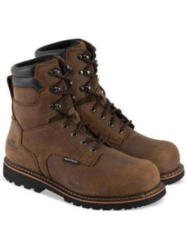 Thorogood Men's V-Series 8" WP Comp Toe Work Boot - Brown - 804-3237