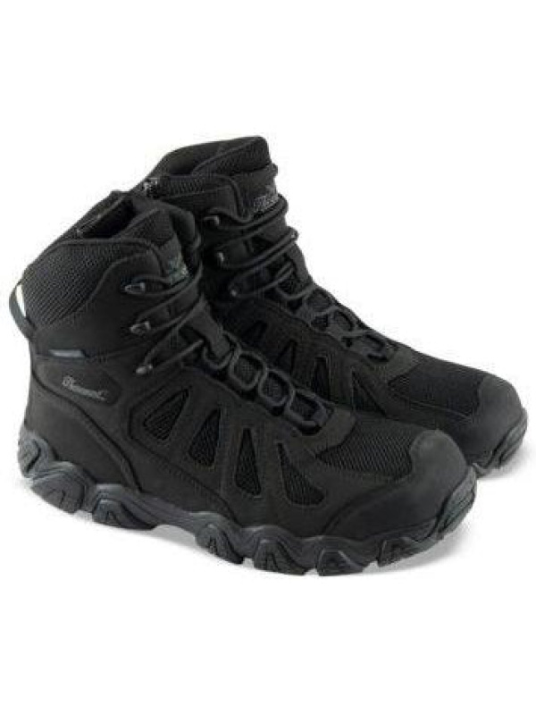 Thorogood Men's Crosstrex 6" WP Side-Zip Work Boot - Black - 834-6295