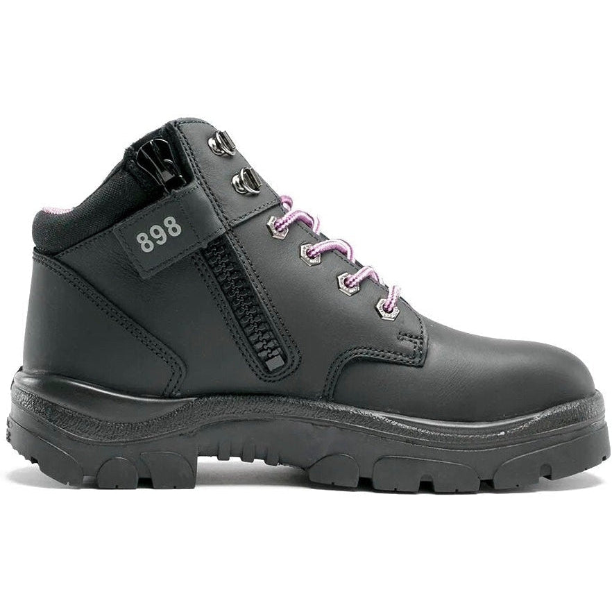 Steel Blue Women's Parkes 3.7" WP Steel Toe Lace Up Work Boot - Black - 812898 - Image 2