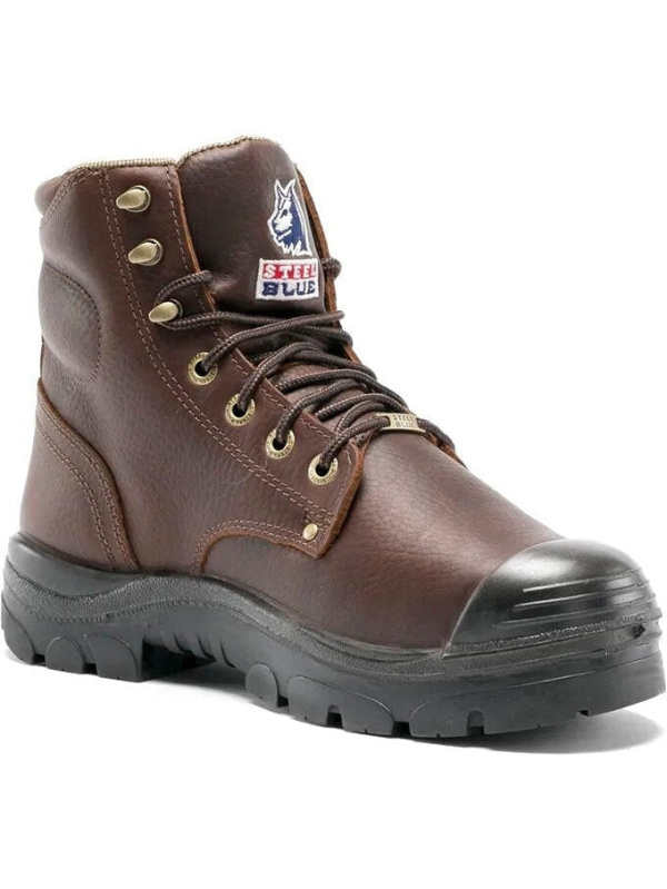Steel Blue Men's Argyle Met Bump 6" WP Steel Toe Metguard Work Boot - Oak - 832912