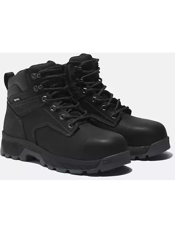 Timberland Pro Women's Titan 6" Comp Toe WP Work Boot -Black- TB1A5WUY001