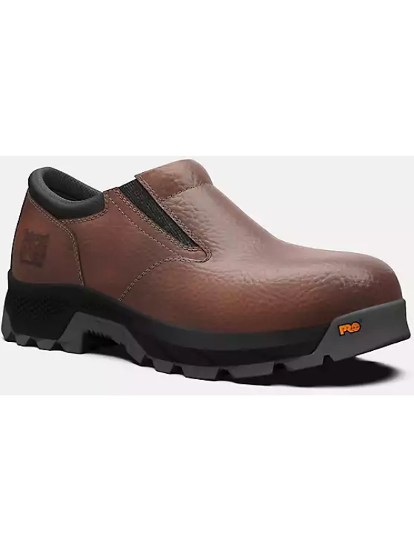 Timberland Pro Men's Titan Ev CT Slip On Work Shoe -Teak- TB0A5YC3214
