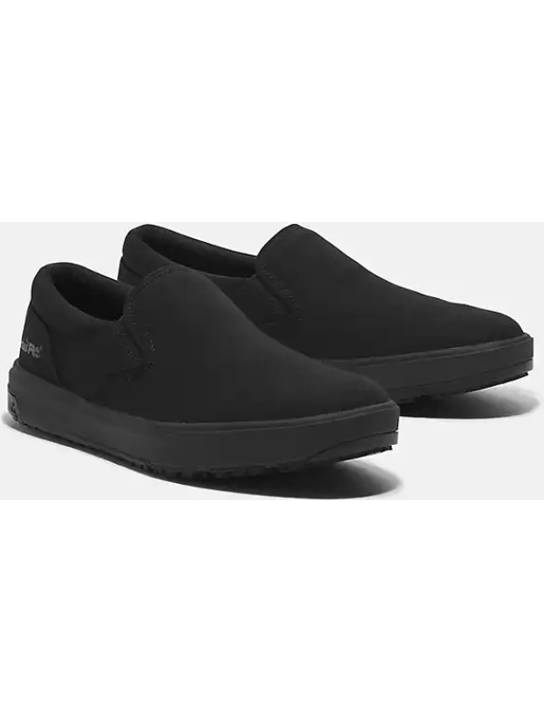 Timberland Pro Men's Burbank ST Slip On Work Shoe -Black- TB0A619Y001