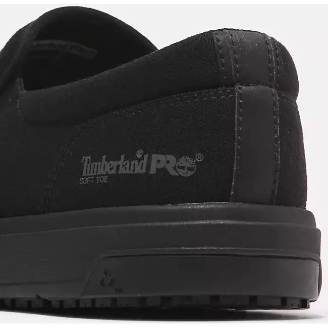 Timberland Pro Men's Burbank ST Slip On Work Shoe -Black- TB0A619Y001 - Image 6