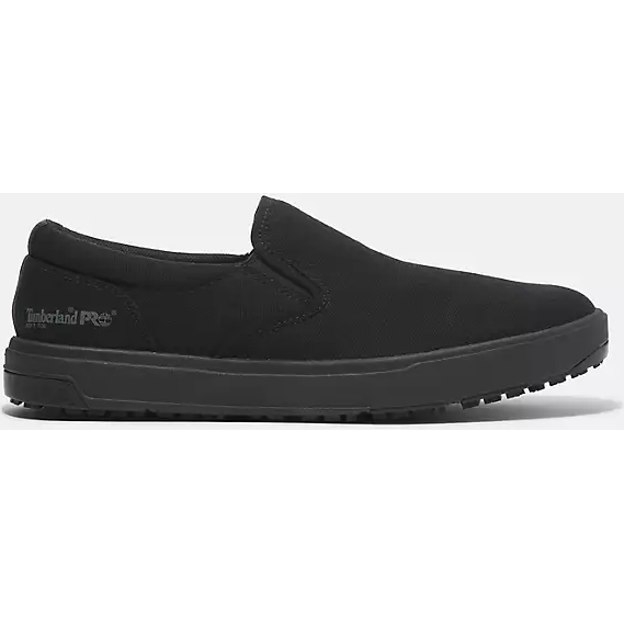 Timberland Pro Men's Burbank ST Slip On Work Shoe -Black- TB0A619Y001 - Image 2