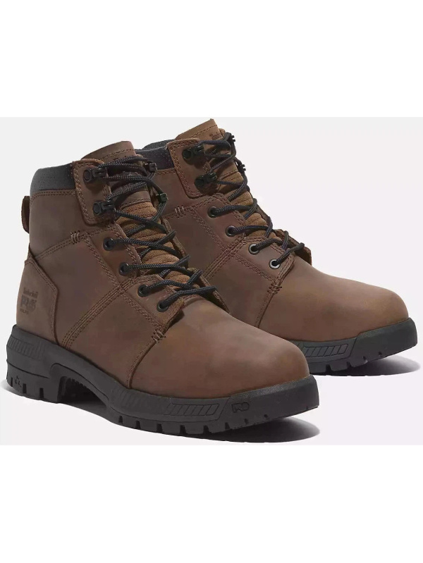 Timberland Pro Men's Montauk 6" Steel Toe Work Boot Brown- TB0A66D3EM4