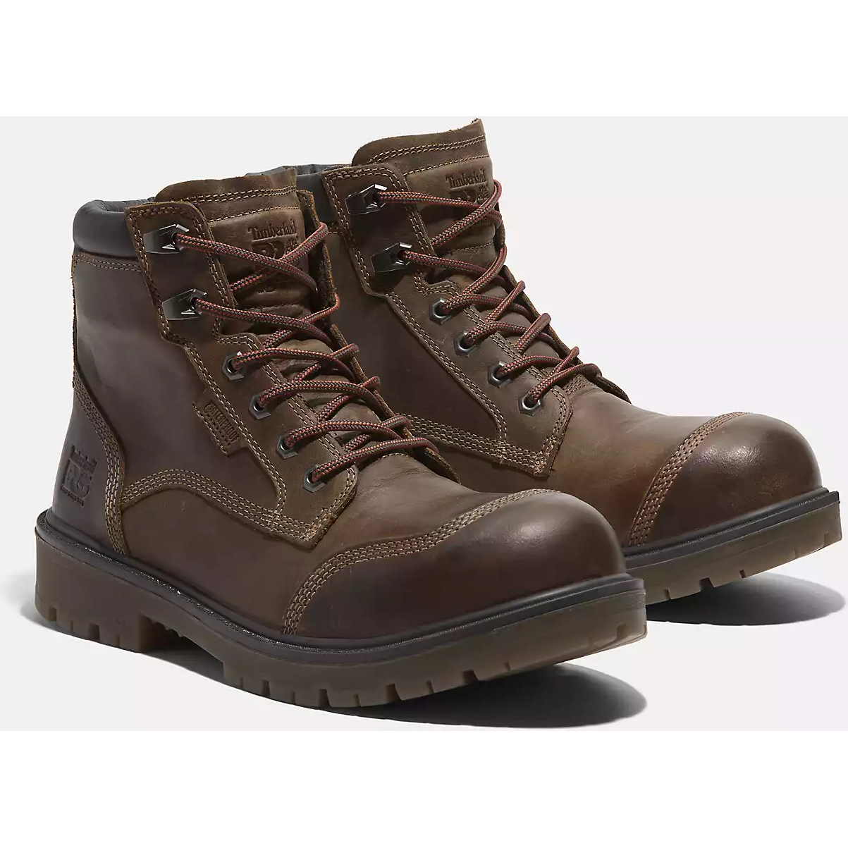 Timberland Pro Men's Whitman 6" Comp Toe WP Work Boot -Brown- TB0A677YW01