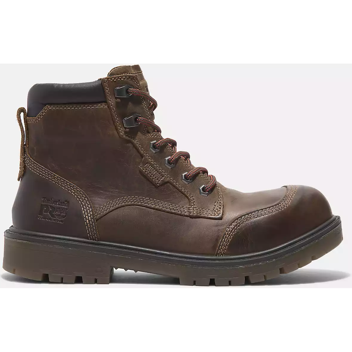 Timberland Pro Men's Whitman 6" Comp Toe WP Work Boot -Brown- TB0A677YW01 - Image 2