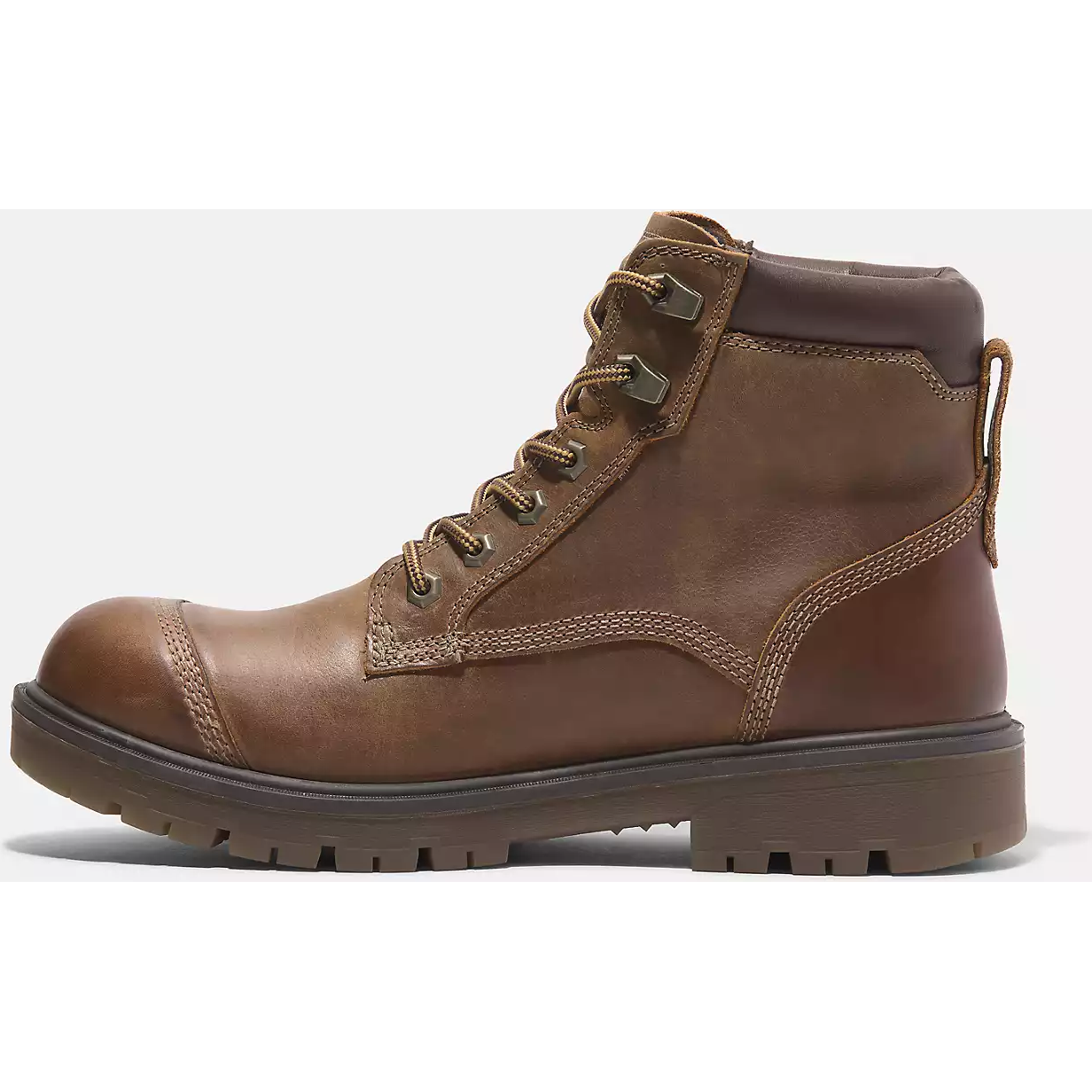 Timberland Pro Men's Whitman 6" Soft Toe WP Work Boot -Brown- TB0A678KEM4 - Image 3