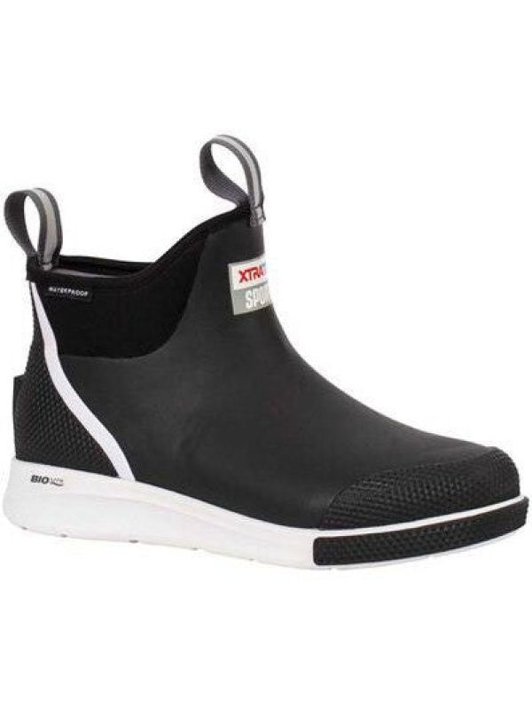 Xtratuf Men's Sport 6" WP Ankle Deck Work Boot - Black - ADSM000