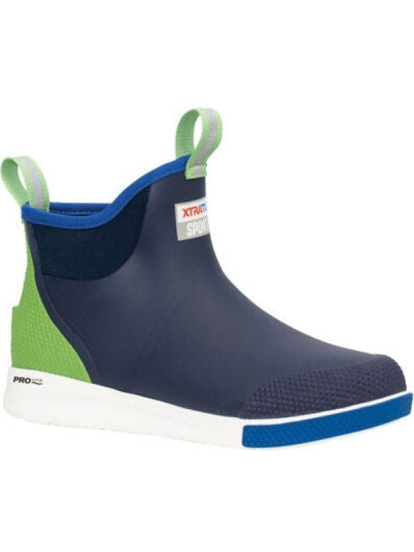 Xtratuf Men's Ankle 6" WP Slip Resistant Deck Boot -Blue- ADSM200