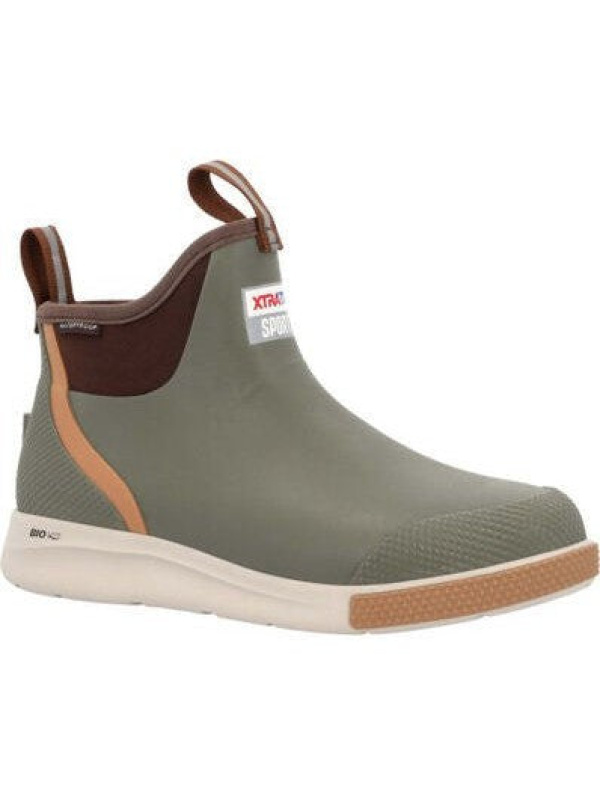 Xtratuf Men's Ankle Deck 6" Soft Toe WP Sport Boot - Olive - ADSM300