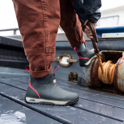 Xtratuf Women's Fleege Lined WP Ankle Deck Work Boot -Green- AIWR300 - Image 6